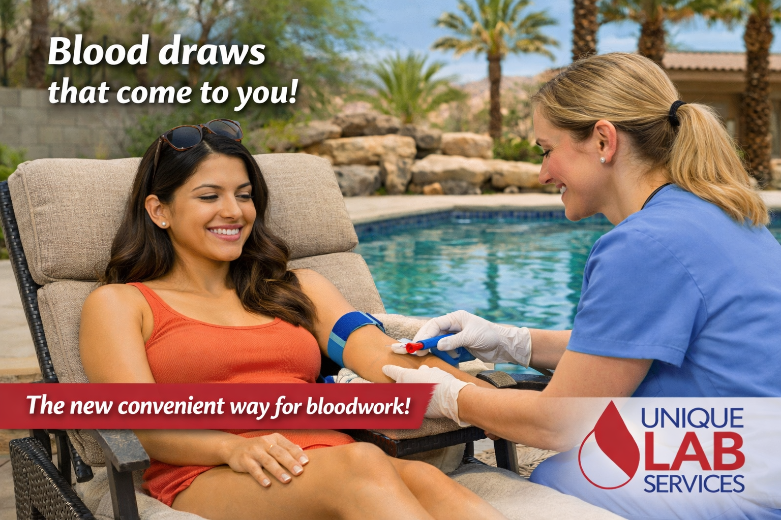 mobile blood draws phoenix mesa tempe chandler gilbert paradise valley scottsdale